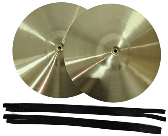 Platillos JB Nacionales Calibre 0.90 (Par) Con Empuñaduras