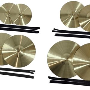 Platillos JB Nacionales Calibre 0.90 (Par) Con Empuñaduras - Image 1