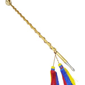 Bastón De Mando JB Dorado Con Guaripola, Recatón, Cordón Y Borlas Color Deseado