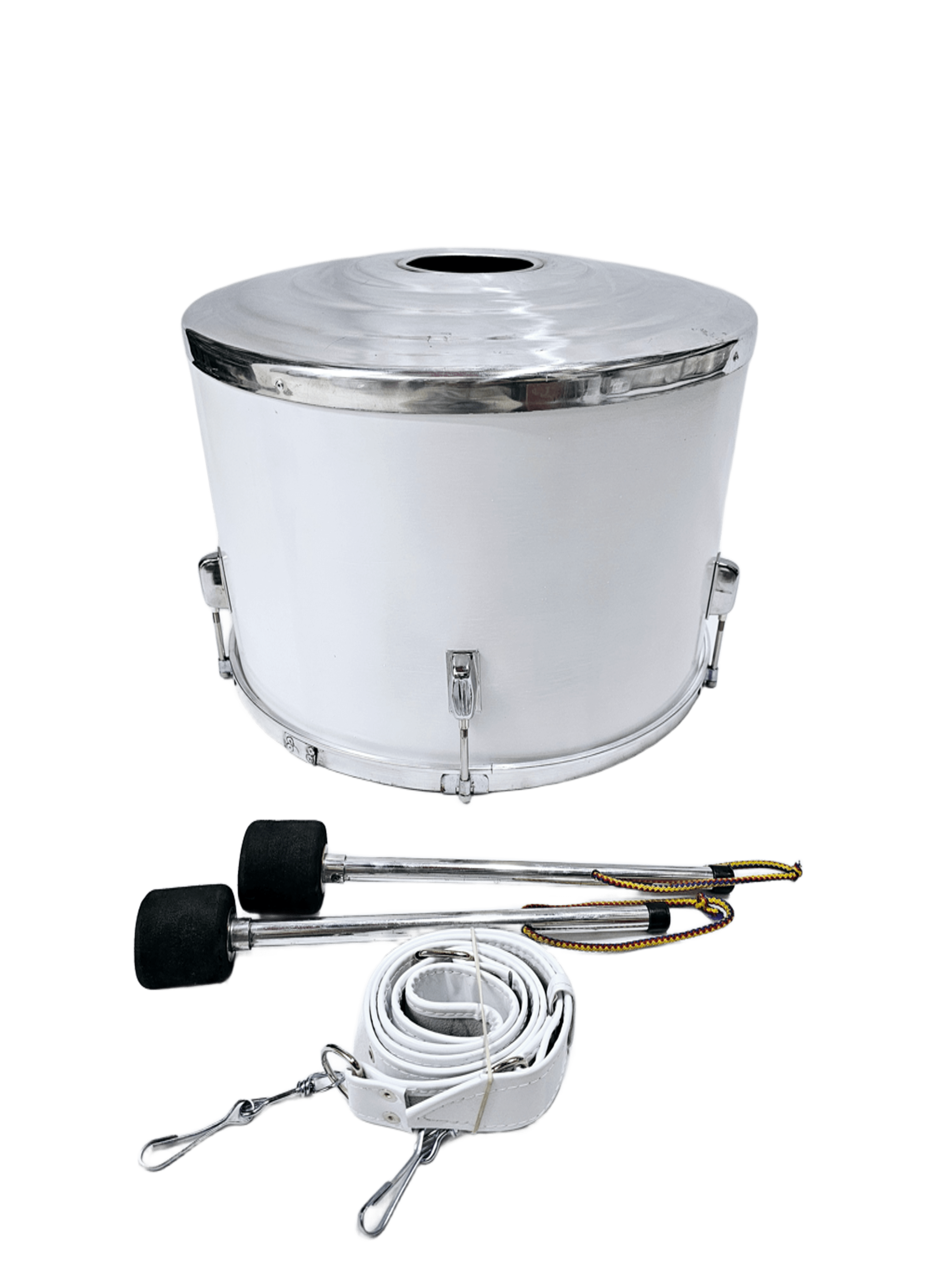 Tambora Nacional Color Deseado Con Correa en Charol y Baquetas (Par) - Image 1