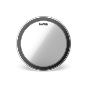 Parche Evans Emad De 22" Transparente